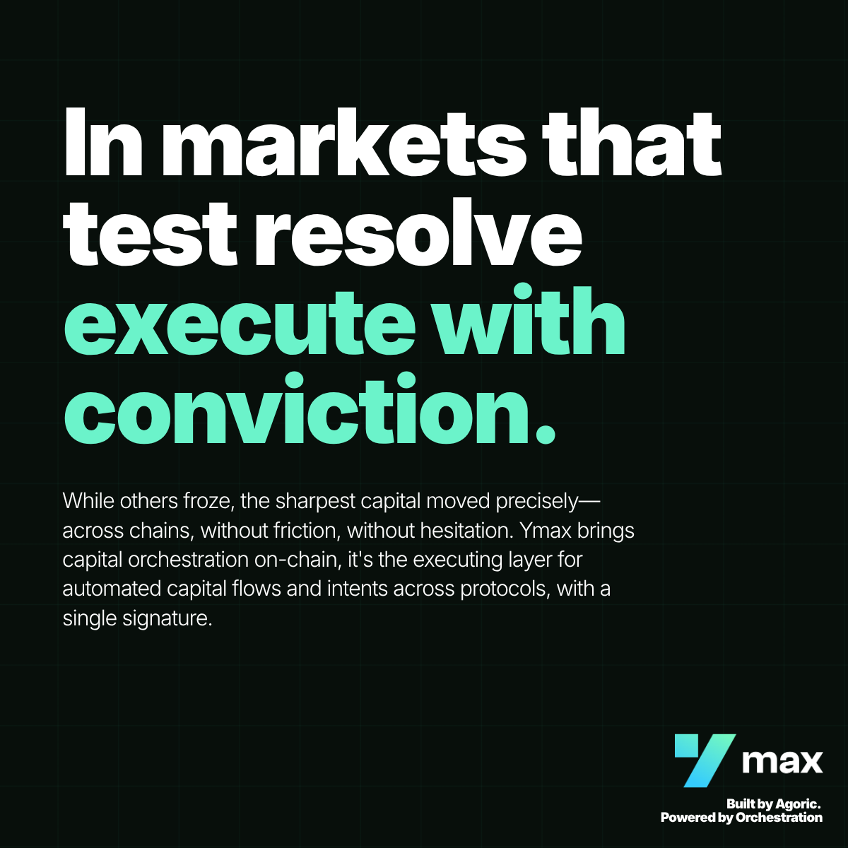 YMax paid social ad — execute with conviction