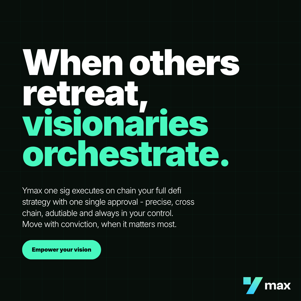 YMax paid social ad — visionaries orchestrate